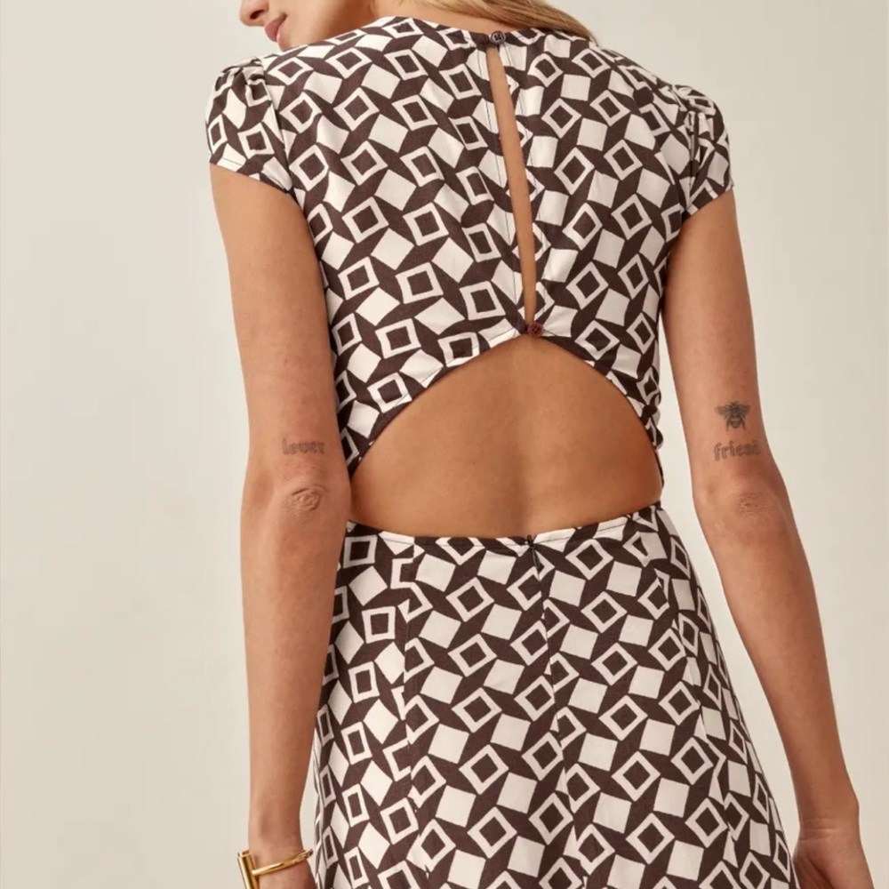 Reformation Gavin Dress Tiles - Picture 4 of 8
